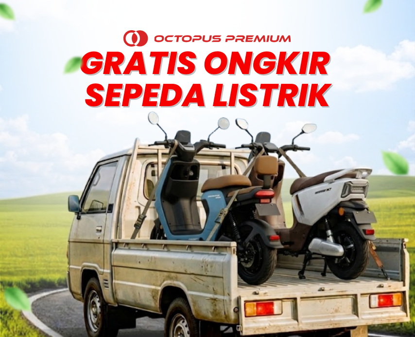 Sepeda listrik gratis ongkir se indonesia