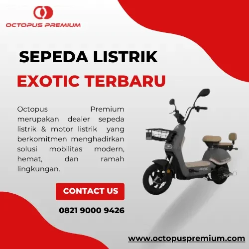Sepeda Listrik Exotic Terbaru