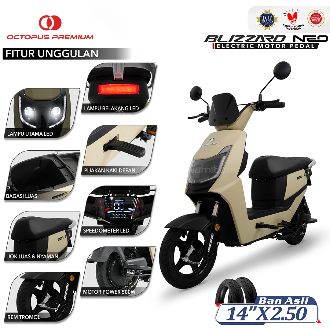 Fitur Unggulan Sepeda Listrik Pacific Blizzard Neo