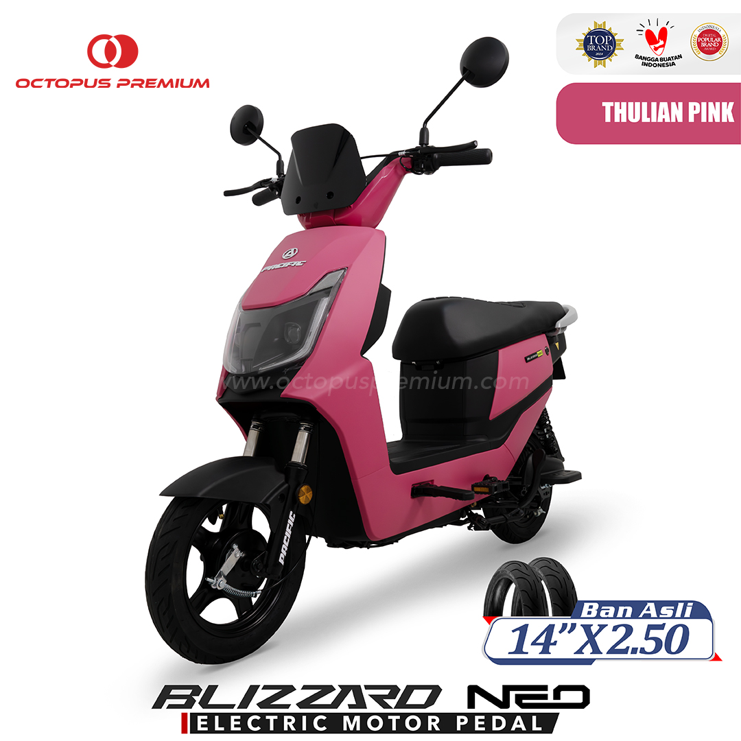 Sepeda Listrik Pacific Blizzard Neo Pink