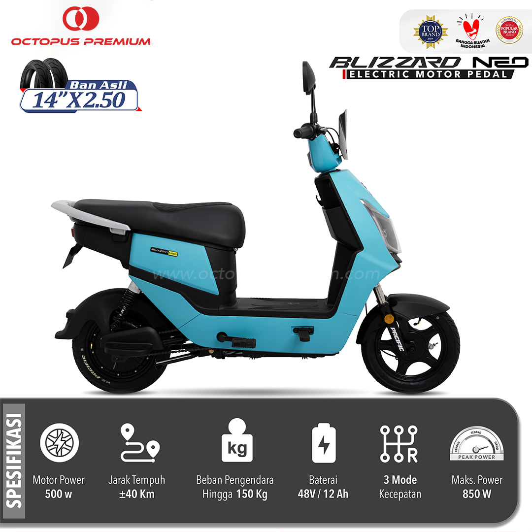 Spesifikasi Sepeda Listrik Pacific Blizzard Neo